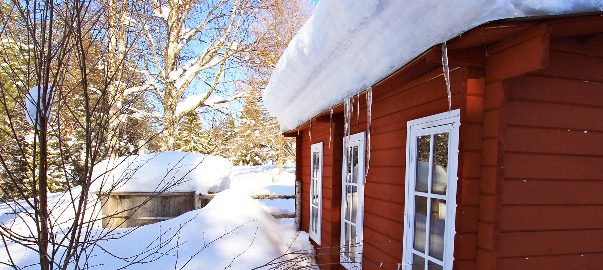 le bain suédois est un des bonheur des vacances en Laponie