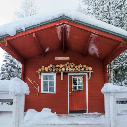 Chalet individuel cosy pour un voyage chien de traîneau cocooning...